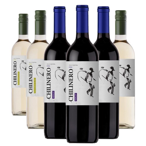 Case of 6 Mixed Chilinero Red & White Wine